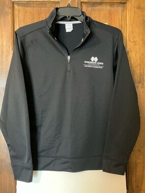 Mississippi State University Black Quarter-Zip Pullover